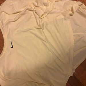 Nike Soft Yellow Sports Tee